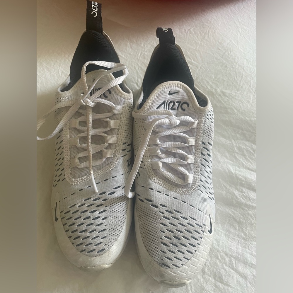 Nike Air Max 270 White Black Sneakers